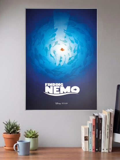 Finding Nemo Silhouette Cartoon Poster