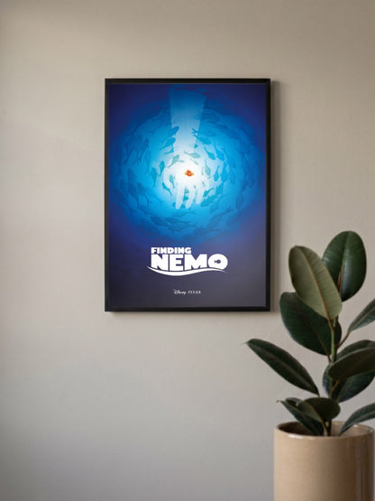 Finding Nemo Silhouette Cartoon Poster
