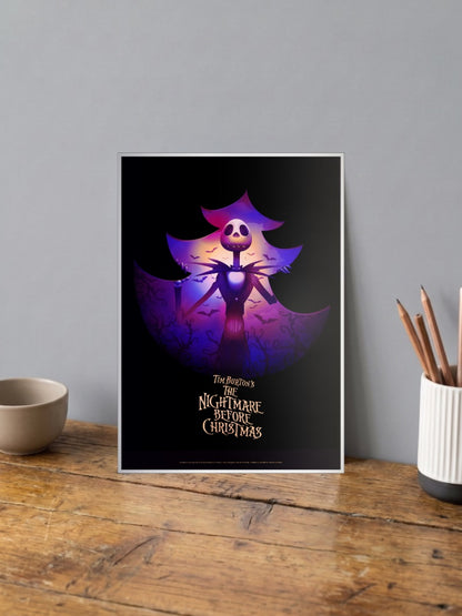 Nightmare Before Christmas Cartoon Poster