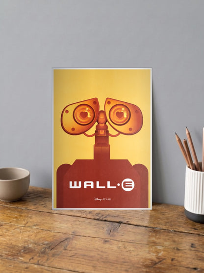 Wall E Minimal Art Cartoon Poster