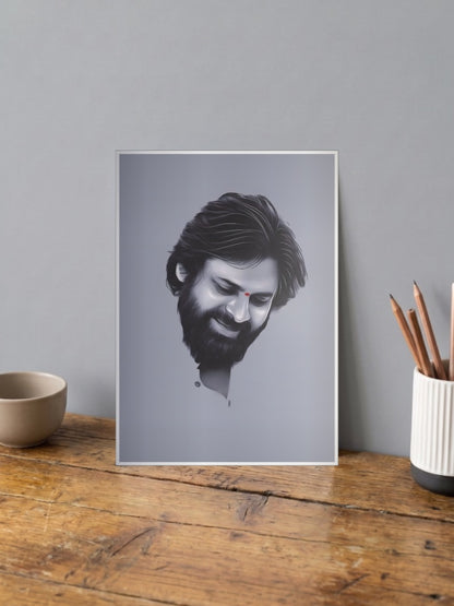 Pawan Kalyan Portrait Celebs Poster