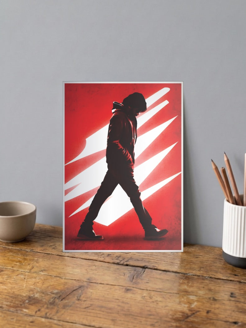 Pawan Kalyan Silhouette Tollywood Movie Poster