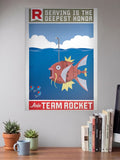 Magikarp Team Rocket Anime Poster