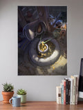 Snorlax Treasure Hoard Anime Poster