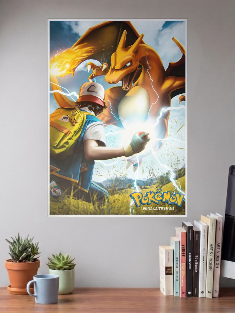 Charizard Battle Poster