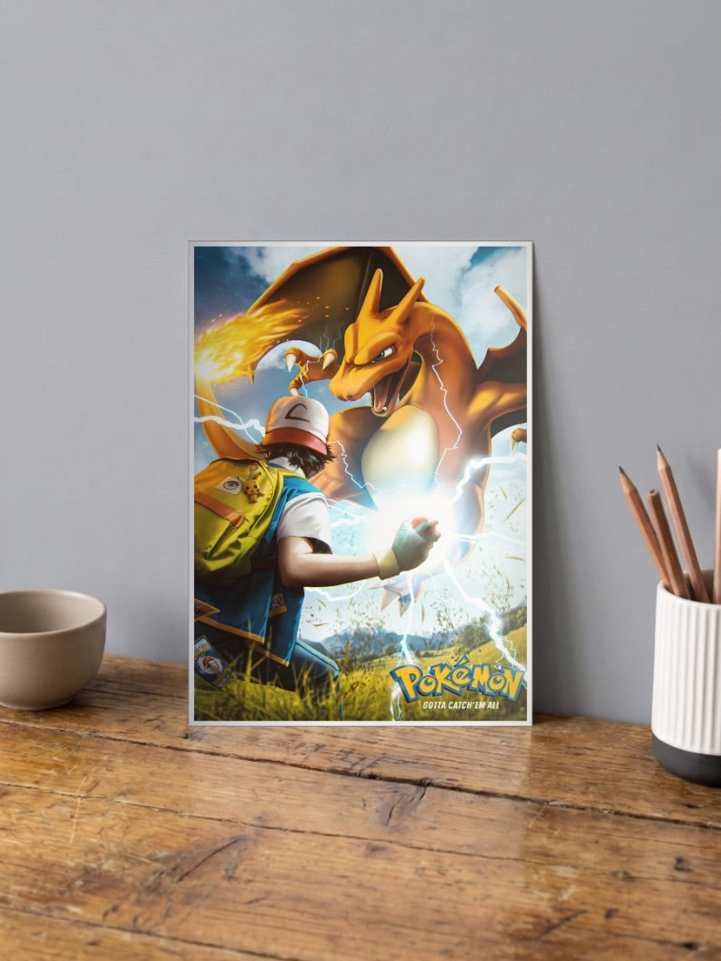 Charizard Battle Poster
