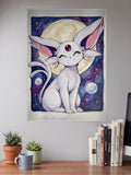 Espeon Crescent Moon Anime Poster