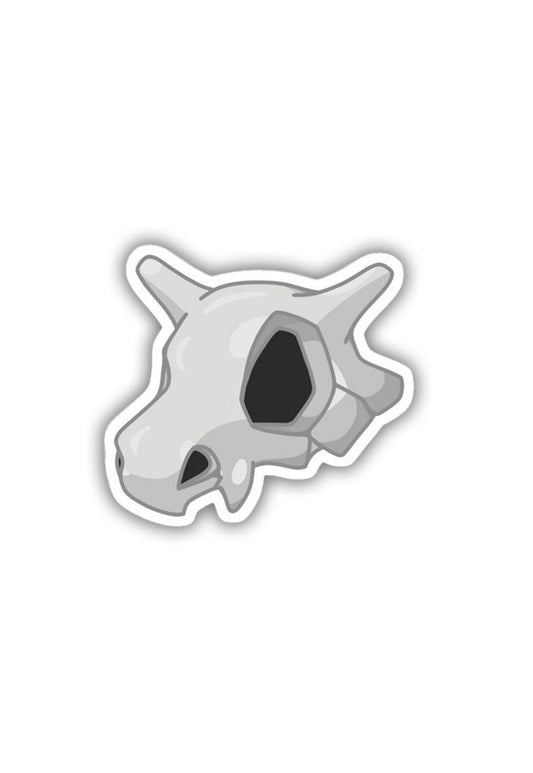 Cubone Skull Sticker