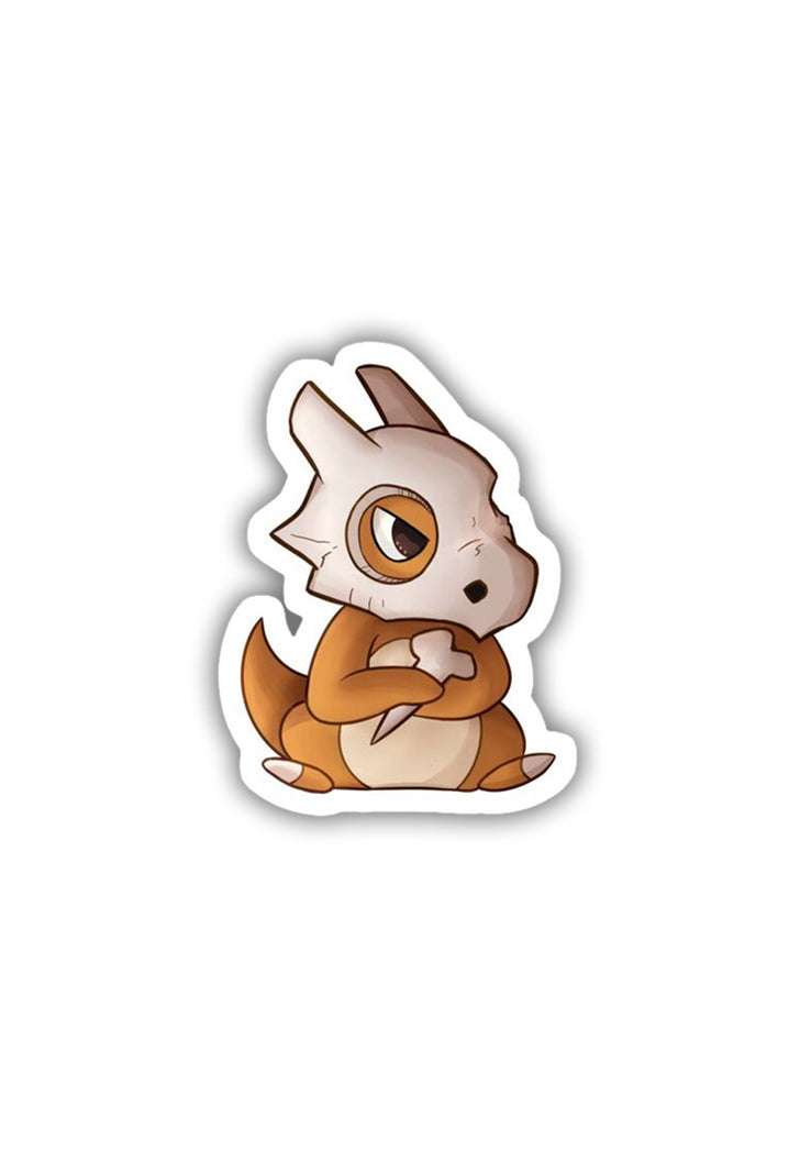 Cubone Side Label Sticker Cubone Sticker – Posterwa