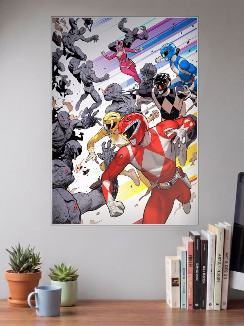 Power Rangers Battle American Poster