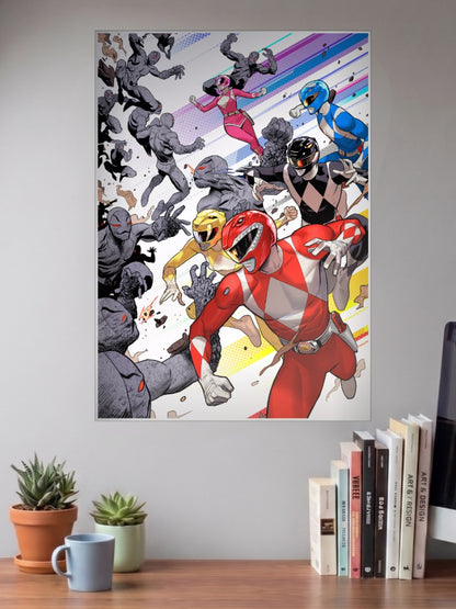 Power Rangers Battle American Poster