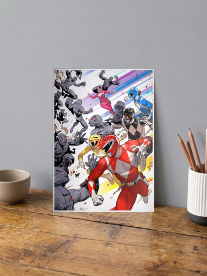 Power Rangers Battle American Poster