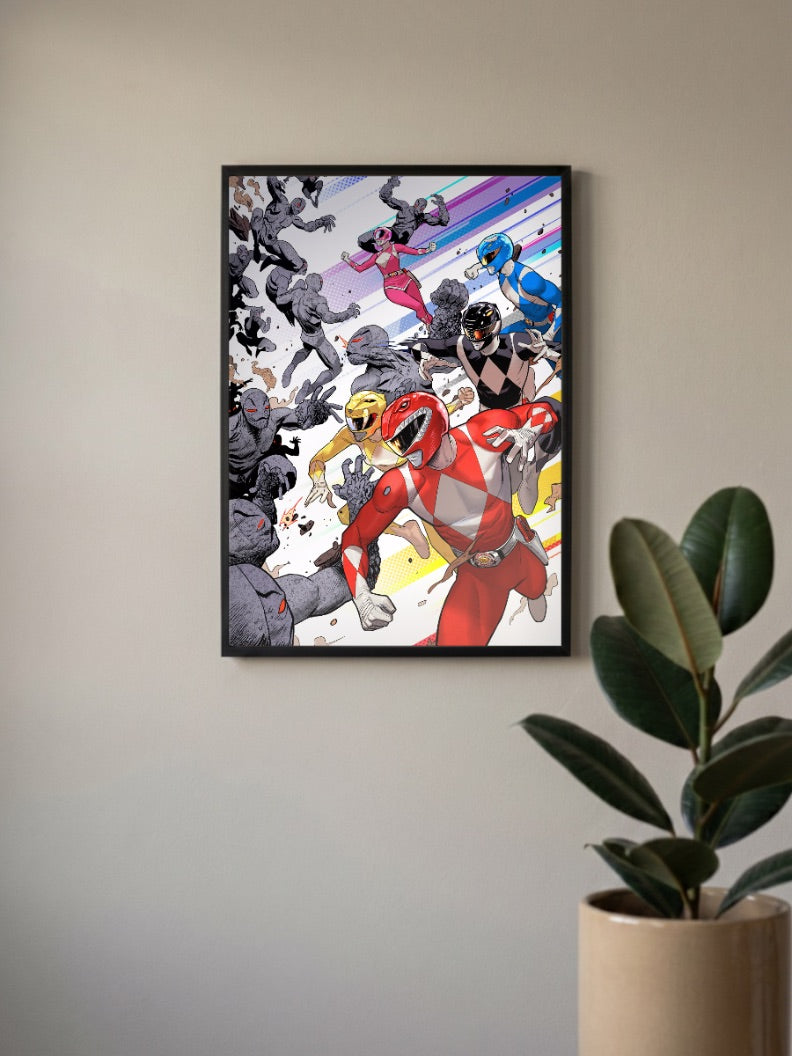 Power Rangers Battle American Poster