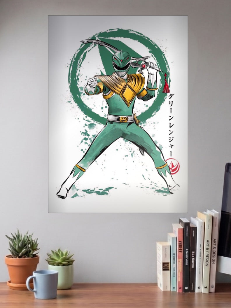 Green Ranger Art American Poster