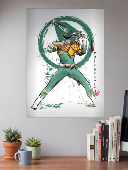 Green Ranger Art American Poster
