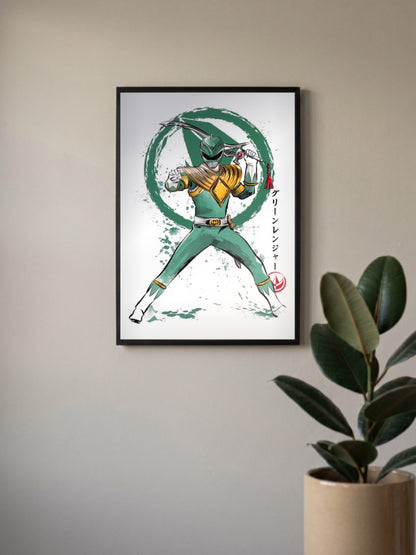 Green Ranger Art American Poster