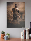 Prabhas Dusty Action Look Celebs Poster