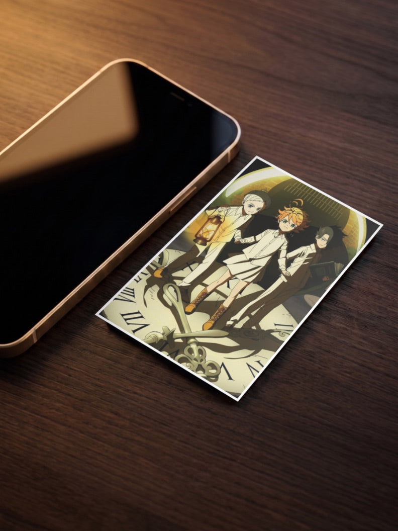 Promised Neverland Trio Anime Poster