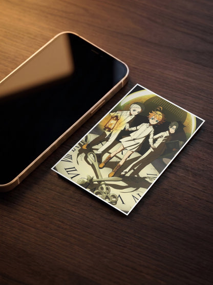 Promised Neverland Trio Anime Poster