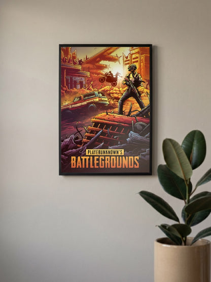PUBG Battlegrounds Art Game Poster