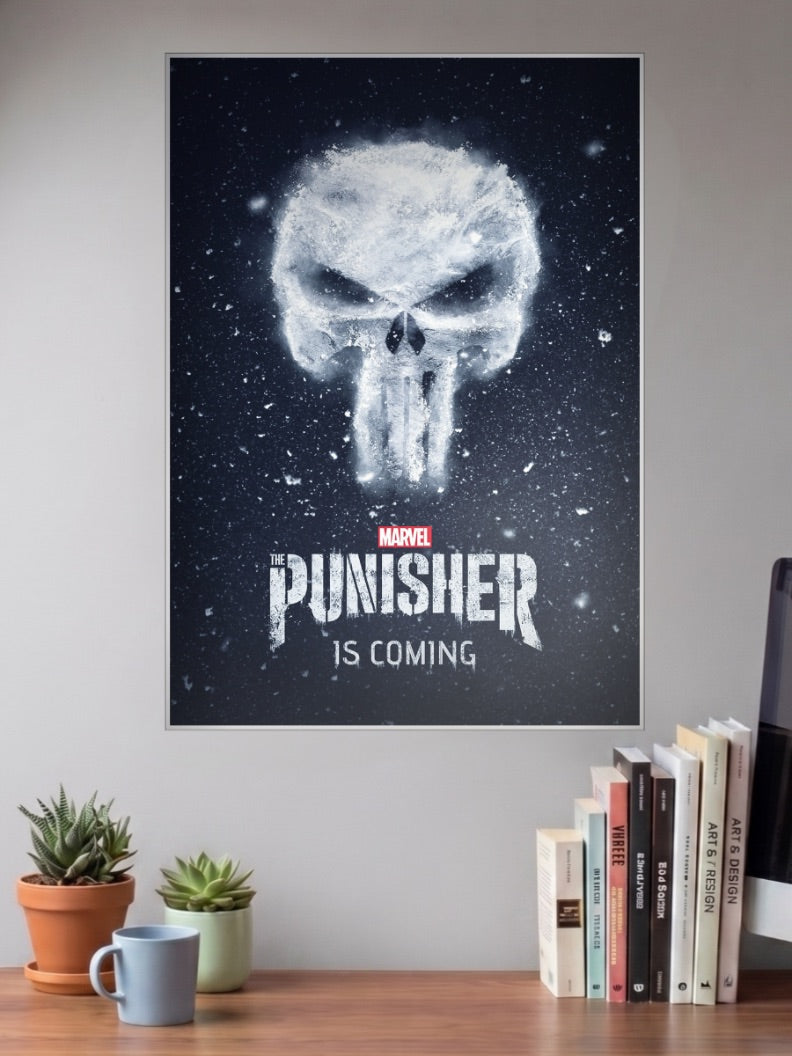 The Punisher Skull Marvel Poster