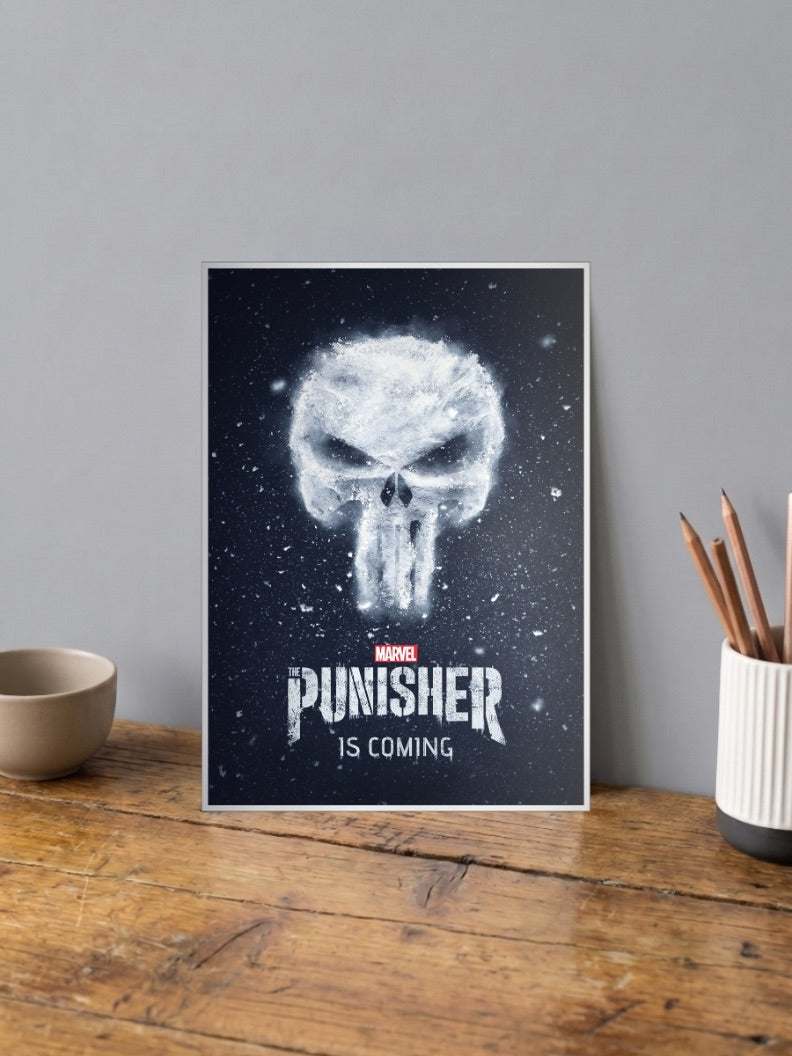 The Punisher Skull Marvel Poster