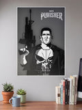 Punisher Monochrome Poster