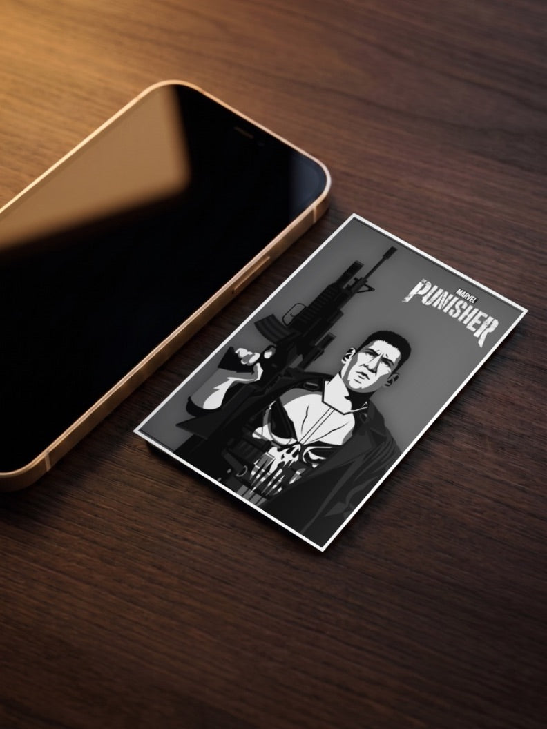 Punisher Monochrome Poster