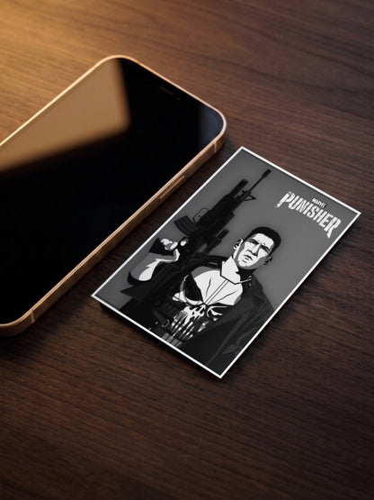 Punisher Monochrome Poster