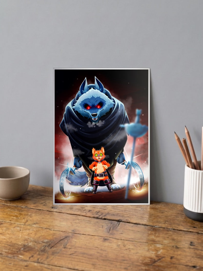Puss In Boots X The Death Wolf Poster