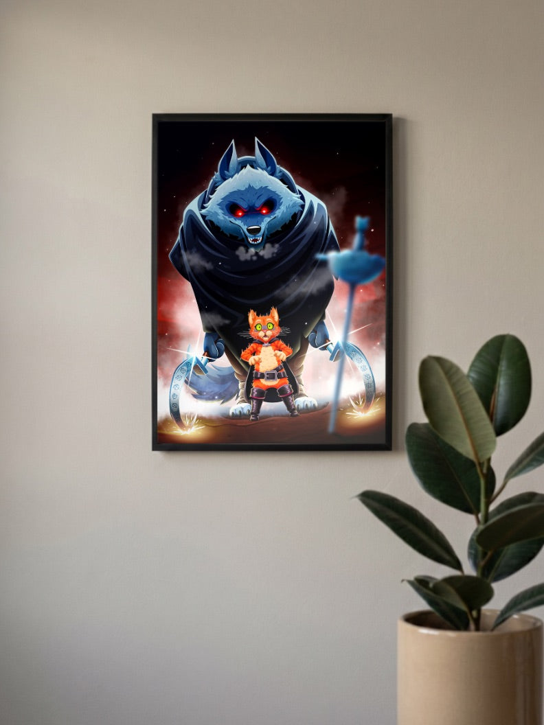 Puss In Boots X The Death Wolf Poster