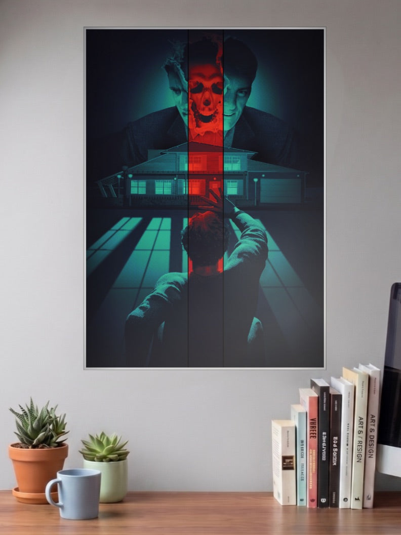 Mystery House Horror Scene Horror Movie Poster