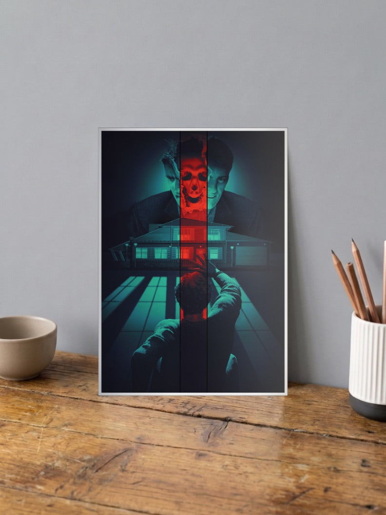Mystery House Horror Scene Horror Movie Poster