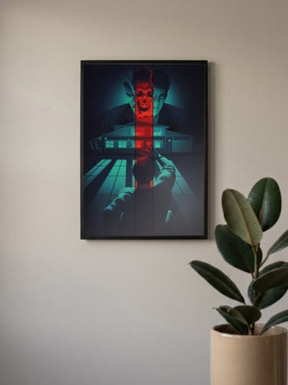 Mystery House Horror Scene Horror Movie Poster