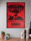 Django Mansion Art Hollywood Movie Poster