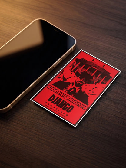 Django Mansion Art Hollywood Movie Poster