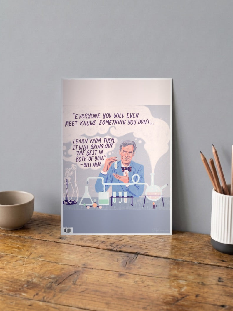 Bill Nye Quotes Poster