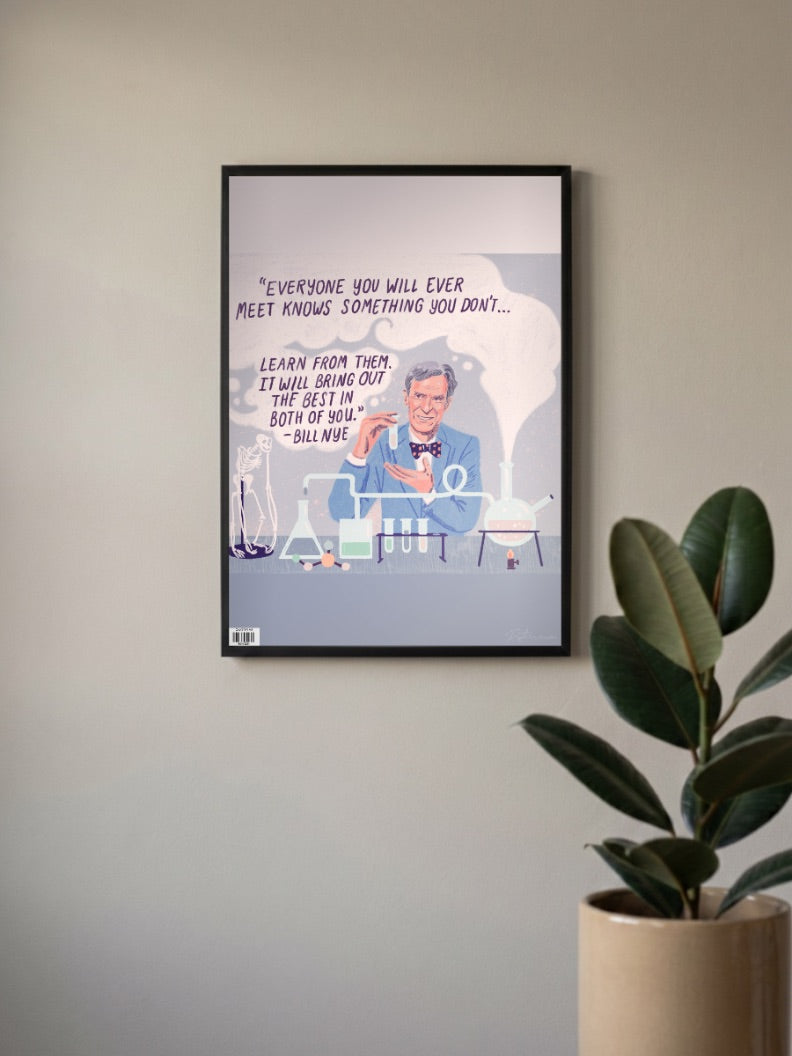 Bill Nye Quotes Poster