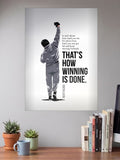 Rocky Balboa Winning Quote Quotes Poster