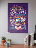 Music Quote Poster