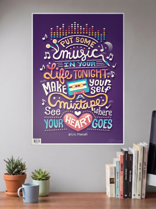 Music Quote Poster