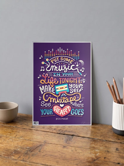 Music Quote Poster