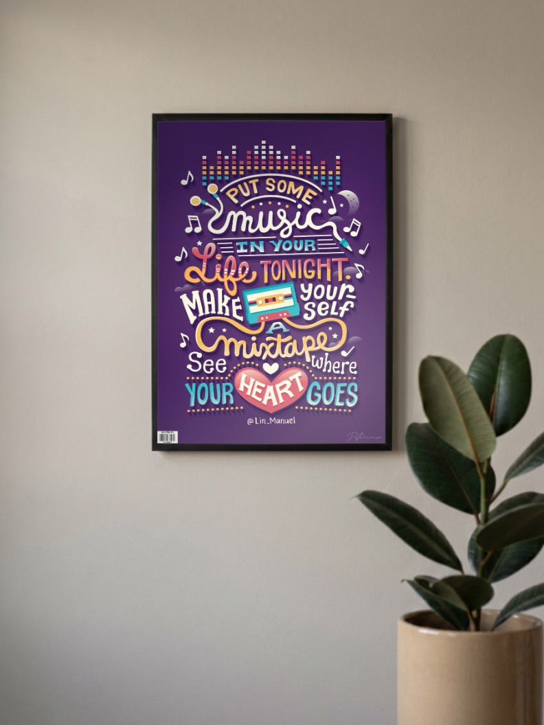 Music Quote Poster