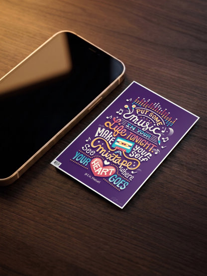 Music Quote Poster