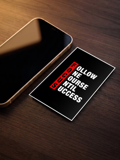 Focus Acronym Quote Art Quotes Poster