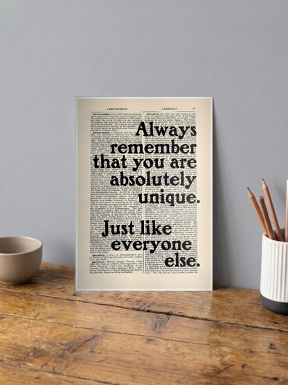 Just Like Everyone Else Poster