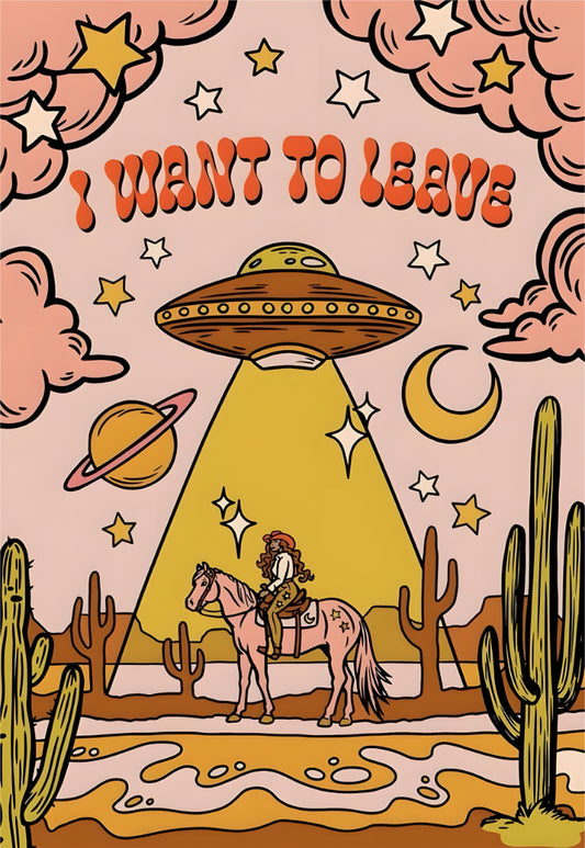 I WANT TO LEAVE Poster