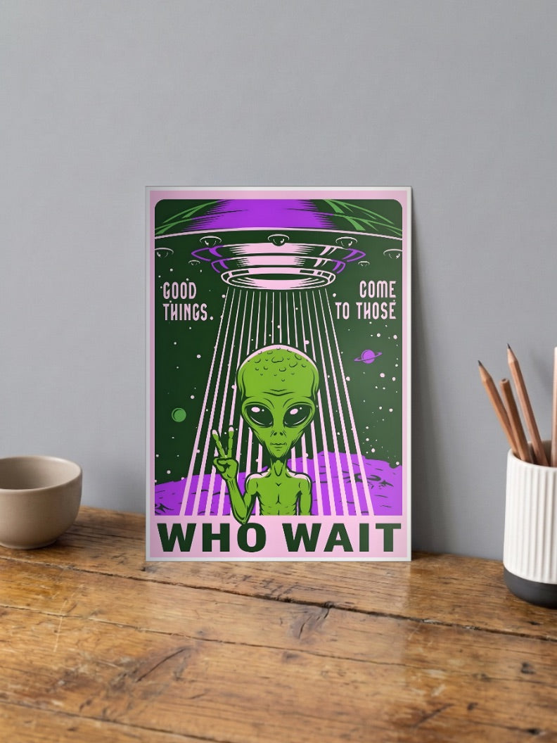 WHO WAIT Poster
