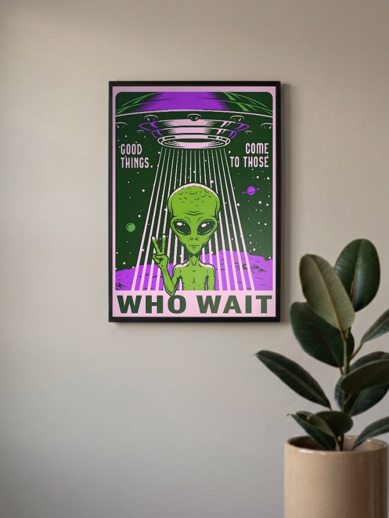 WHO WAIT Poster
