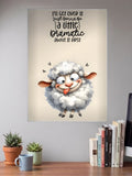 Get Over It Sheep Quote Quotes Poster